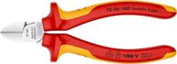 Knipex Zijsnijtang | 140 mm Lengte | Geïsoleerd | Meer-Componentengrepen | VDE-Getest | Verchroomd - 70 06 140 SB - thumbnail