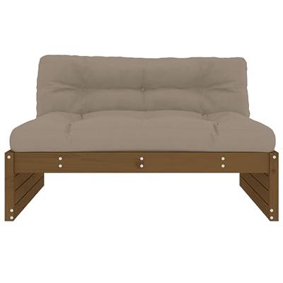 Middenbank 120x80 cm massief grenenhout honingbruin