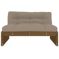 Middenbank 120x80 cm massief grenenhout honingbruin - thumbnail