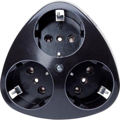 Kopp ZWART opbouw stopcontact RA drievoudig - 4626120 Kopp ZWART opbouw stopcontact RA drievoudig - 4626120