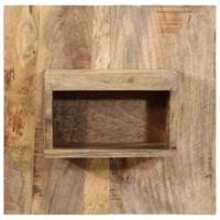 Nachtkastje 50x27x50 cm massief ruw mangohout - thumbnail