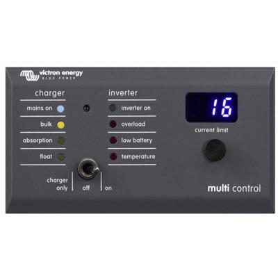 Victron Energy Digital Multi Control 200/200A Afstandsbediening REC020005010 55 mm x 120 mm x 65 mm Geschikt voor model (ondulator): Victron Multi-serie, Victron Energy Digital Multi Control 200/200A Afstandsbediening REC020005010 55 mm x 120 mm x 65 mm Geschikt voor model (ondulator): Victron Multi-serie,