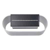 Nordlux Solar wandlampPiola zwart met wit - 2418051001 - thumbnail