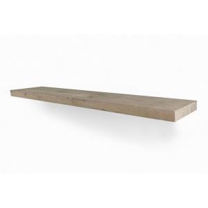Zwevende wandplank gebruikt steigerhout 100 x 20 cm Zwevende wandplank gebruikt steigerhout 100 x 20 cm