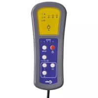 Massagestoel stof zwart - thumbnail