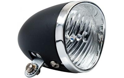 Simson classic led koplamp, zwart batterij
