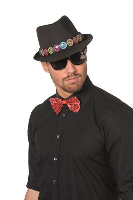 Strikje pailletten luxe rood