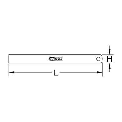 KS Tools 300.0117 3000117 Duimstok Verenstaal