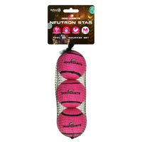 Dog Comets Tennisbal Met Pieper Neutron Star M Roze (3-pack) - thumbnail