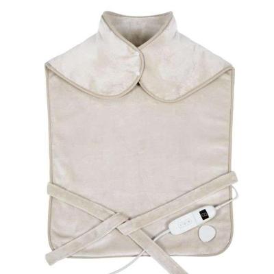 Rug- en nekverwarmingskussen - LIVOO - DOS218C - 100 W - 60 x 90 cm - Flanel - Machinewasbaar 30° - 50-65° - Crème