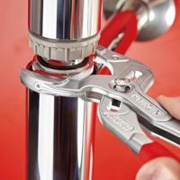 Knipex Sifon- en Connectorentang | 250 mm Lengte | Anti-Slip | Kunststof Bekleed | Zwart Geatramenteerd - 81 11 250 SB - thumbnail