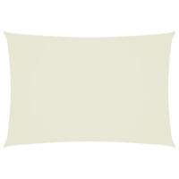 VidaXL Zonnescherm rechthoekig 3x5 m oxford stof crèmekleurig - thumbnail