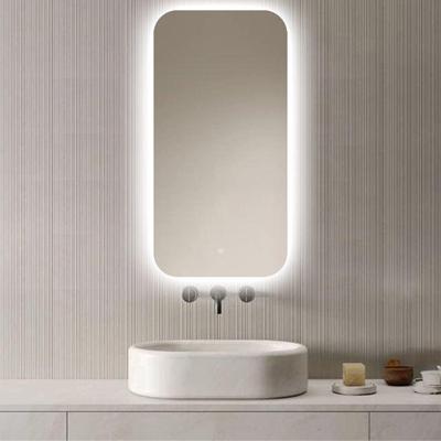 Loxa - Rechthoekige Badkamerspiegel Moderna met led 50x100cm - Dimbaar - 3 Led standen - Condensvrij vlak - Duurzame kwaliteit - Anti Corrosie spiegel - Eenvoudige installatie