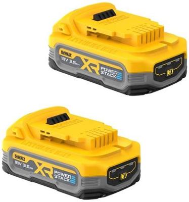 DeWalt dcbp318s2-xj | accu duopack | powerstack | 2x 18v xr | 3.5ah - dcbp318s2-xj DeWalt dcbp318s2-xj | accu duopack | powerstack | 2x 18v xr | 3.5ah - dcbp318s2-xj
