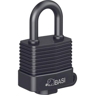 Basi 6150-5000 Hangslot 59 mm Verschillend sluitend Zwart Sleutelslot Basi 6150-5000 Hangslot 59 mm Verschillend sluitend Zwart Sleutelslot