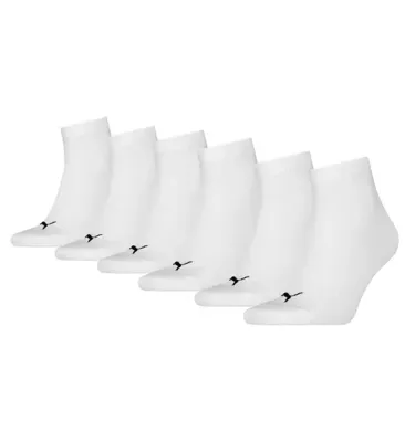 6-paar Quarter sokken - katoen