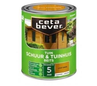 Cetabever Schuur en Tuinhuis Beits Transparant Zijdeglans - Blank