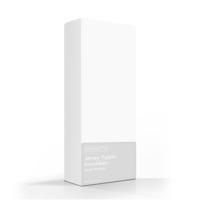 Romanette Jersey Topper - Stretch - Wit 80/100 x 200/220 80/100 x 200/220 - thumbnail