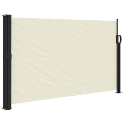 Windscherm uittrekbaar 120x600 cm crme