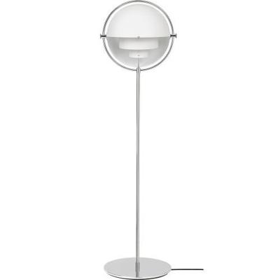 Gubi Multi-Lite Vloerlamp - Chroom & Mat wit