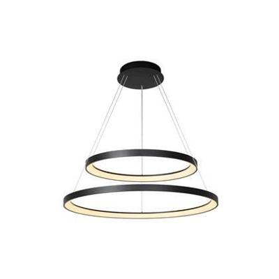 Lucide VIDAL - Hanglamp - Ø 78 cm - LED Dimb. - 1x92W 2700K - Zwart