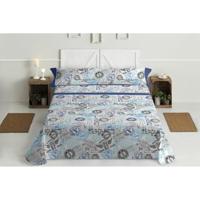 Beddengoedset Lois SELLOS Blauw Bed van 180 - thumbnail
