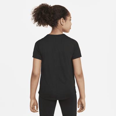 Nike Dri-Fit T-Shirt Meisjes Zwart - Maat 140 - Kleur: Zwart | Soccerfanshop
