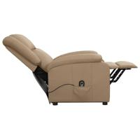 Sta-op-stoel kunstleer cappuccinokleurig - thumbnail