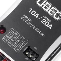 Hobbywing BEC 10A V2-Car UBEC BEC-spanningsregelaar 6 - 8.4 V 10 A - thumbnail