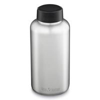 Klean Kanteen Classic Wide met ringdop, 1900ml/64oz Drinkfles Brushed Stainless 1900ml - thumbnail