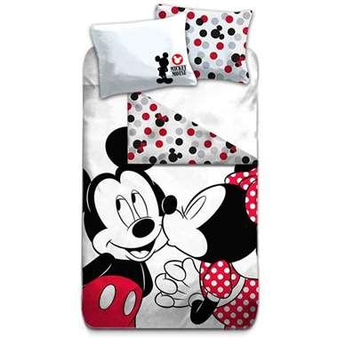 Disney Minnie Mouse Dekbedovertrek Kiss - 140 x 200 cm - Polyester
