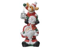 Figuur magnesium l28b21h57cm rood Decoris - Decoris - thumbnail