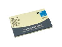 Kangaro Infonotes 125x75mm geel pak a12 bloks - thumbnail