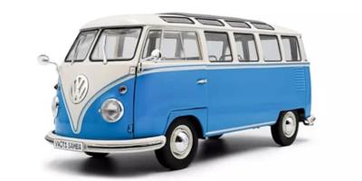 Solido Auto Volkswagen (VW) T1 21 WINDOWS b. blauw/wit Kant-en-klaar model Personenauto (model)