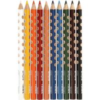 https://www.cchobby.nl/groove-kleurpotloden-l-18-cm-vulling-4-25-mm-diverse-kleuren-10-stuk-1-doos - thumbnail