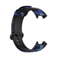 By Qubix - Siliconen band met print - Camouflage blauw - Compatible met Xiaomi Mi Watch Lite/Redmi Watch - Compatible Xiaomi bandje - thumbnail