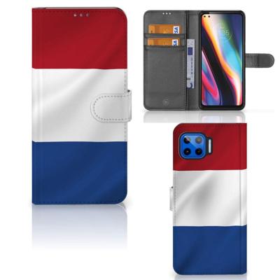 Motorola Moto G 5G Plus | Bookstyle Case | Nederlandse Vlag