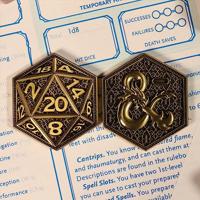 Dungeons & Dragons Collectable Coin Limited Edition - thumbnail