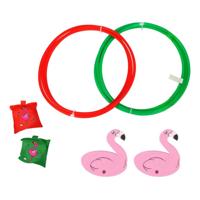 Splash flamingo duikring 80cm, set van 2 - thumbnail