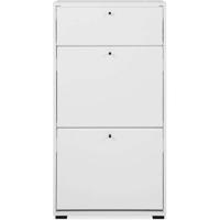 Schoenenkast - LÜNEBURG - Wit - 12 paar - 58 x 25 x 111 cm - thumbnail