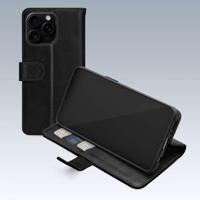 Mobilize Premium Gelly Wallet Book Case Apple iPhone 16 Pro Max Black - thumbnail
