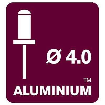 Rapid blindklinknagel alu 4.0x8mm (100st)