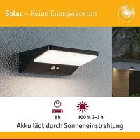 Paulmann 94335 Wandlamp op zonne-energie Energielabel: G (A - G) 3 W Warmwit Donkergrijs - thumbnail