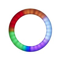 Hama SpotLight FoldUp LED RGB Ringlamp Zwart/Wit - thumbnail