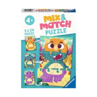 Ravensburger puzzel Schattige dino's 3x24 stukjes - thumbnail
