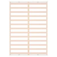 Bedframe massief hout wit 200x200 cm - thumbnail