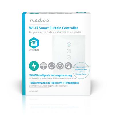 Nedis SmartLife Wandschakelaar | Wi-Fi | 300 W | Glas | Wit | 1 stuks - WIFIWC10WT WIFIWC10WT - thumbnail
