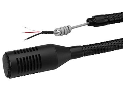 Monacor DMG-400 Spraakmicrofoon Zwanenhals Zendmethode:Kabelgebonden Kabelgebonden