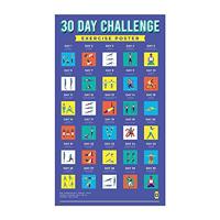 Gift Republic 30 Dagen Uitdaging Poster Fitness - thumbnail