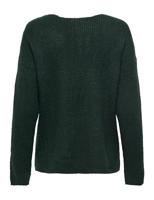 Only Onlcamilla V-neck L/s Pullover Knt Noos Trui Scarab - thumbnail